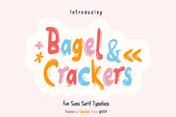 Bagel Crackers: A Playful Font for Creative Makers
