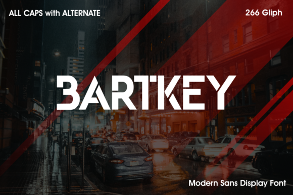 Bartkey: A Bold Display Font for Creative Makers