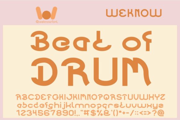 Beat of Drum Font for a Fresh Brand Look