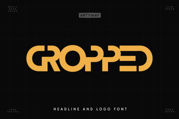 Cropped Font for Bold Campaign Designs