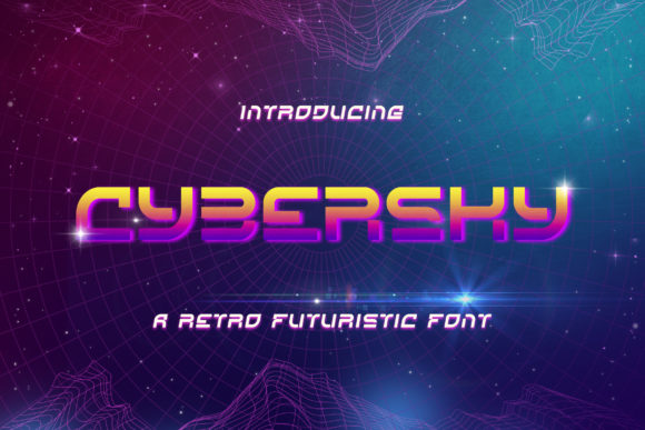 Cybersky Display Font for Bold Visual Impact