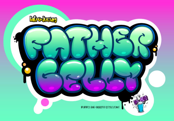 Father Belly Font for Creative Makers and Handmade Sellers