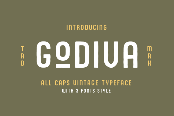 Godiva Font for a Bold and Vintage Editorial Touch