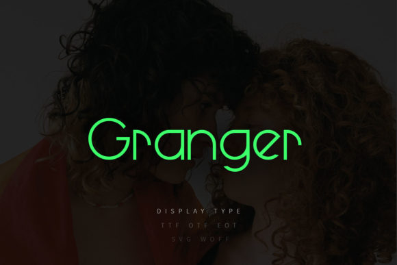 Granger: A Minimal Display Font for Eye-Catching Campaigns