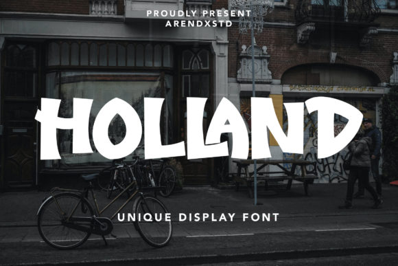 Holland Font for Trendy Display Designs