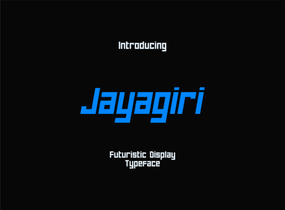 Jayagiri: A Modern Display Font for Business Branding