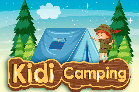 Kidi Camping Font for Playful Editorial Designs