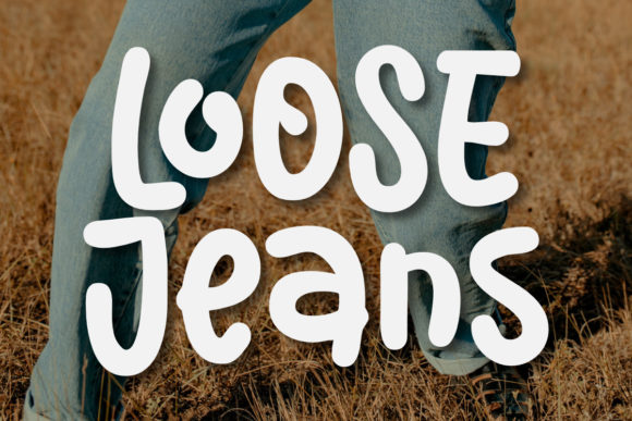 Loose Jeans Font for Editorial Design and Creative Projects