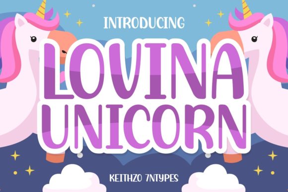 Lovina Unicorn: A Modern Display Font for Editorial Elegance