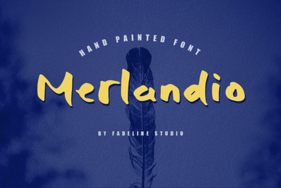 Merlandio: A Playful Display Font for Bold Visual Storytelling