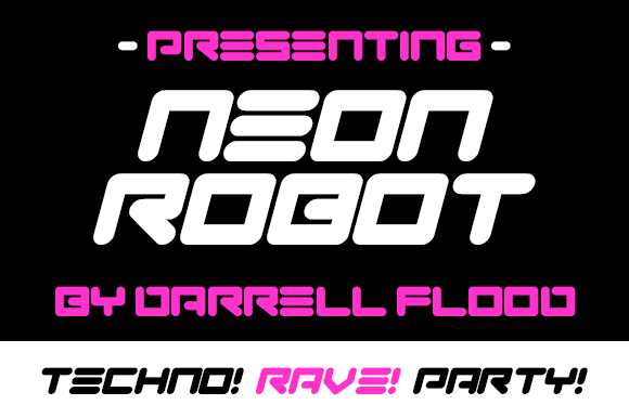 Neon Robot: A Bold Display Font for High-Impact Designs