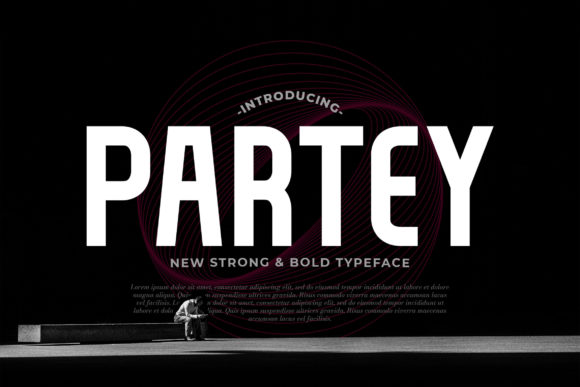 Partey: A Bold Display Font for Editorial Impact