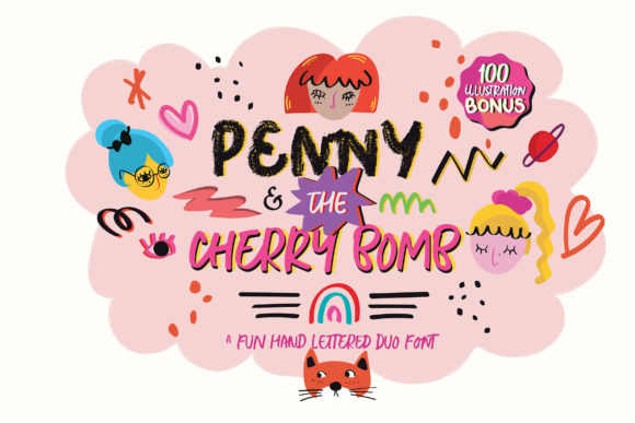 Penny the Cherry Bomb Display Font Review