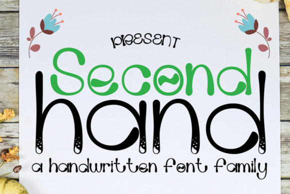 Second Hand: A Casual Display Font for Modern Campaigns