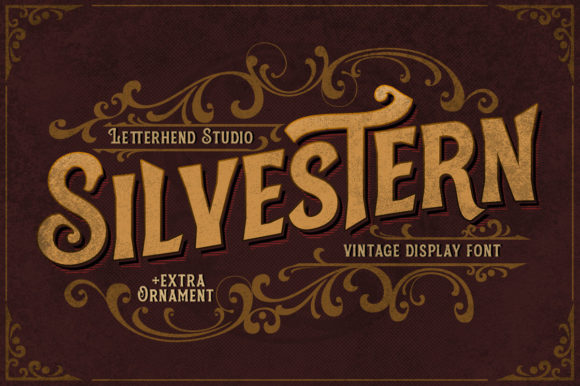 Silvestern: A Vintage Bold Display Font for Creative Projects