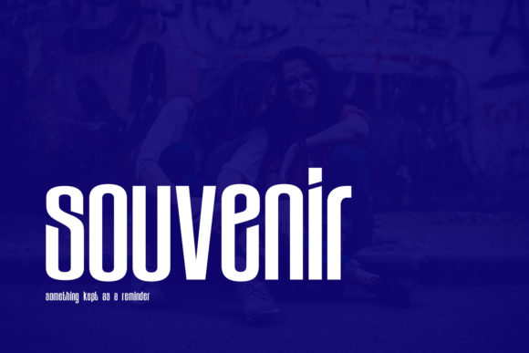 Souvenir Font for Handmade Creations and Trendy Designs