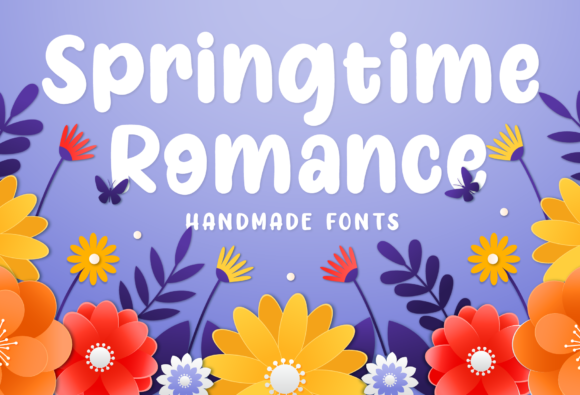 Springtime Romance Font for Web Design Projects