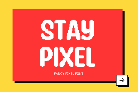 Stay Pixel: A Playful Display Font for Creative Projects