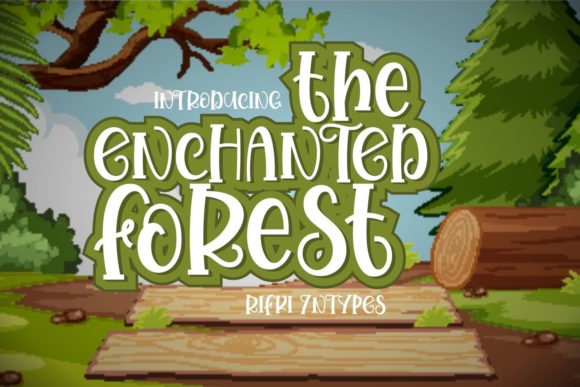 The Enchanted Forest Font for Creative Typography