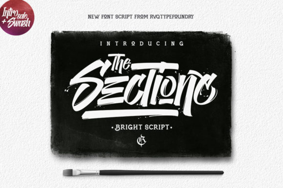 The Sectione: A Bold Display Font for Editorial Design