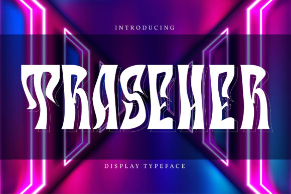 Traseher Font for Handmade Projects and Commercial Designs